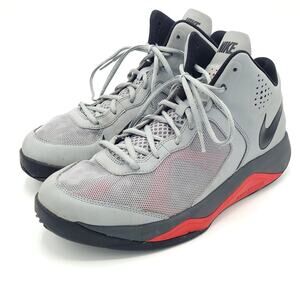 Nike Dual Fusion Stadium Gray Black Red Anthracite 536367-004 men's size 10